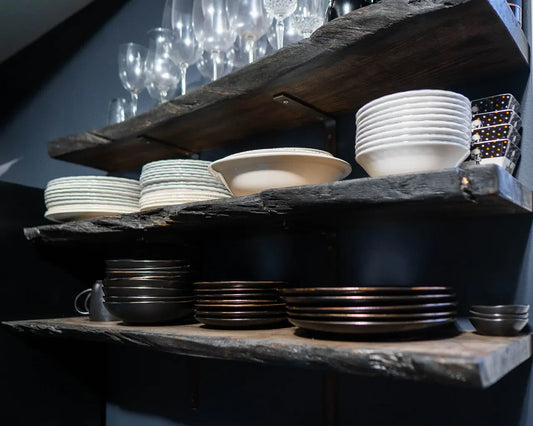 Building our own upper kitchen shelves